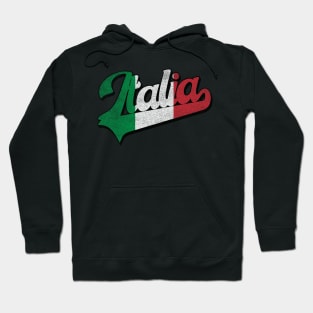 Italia Distressed Design Hoodie